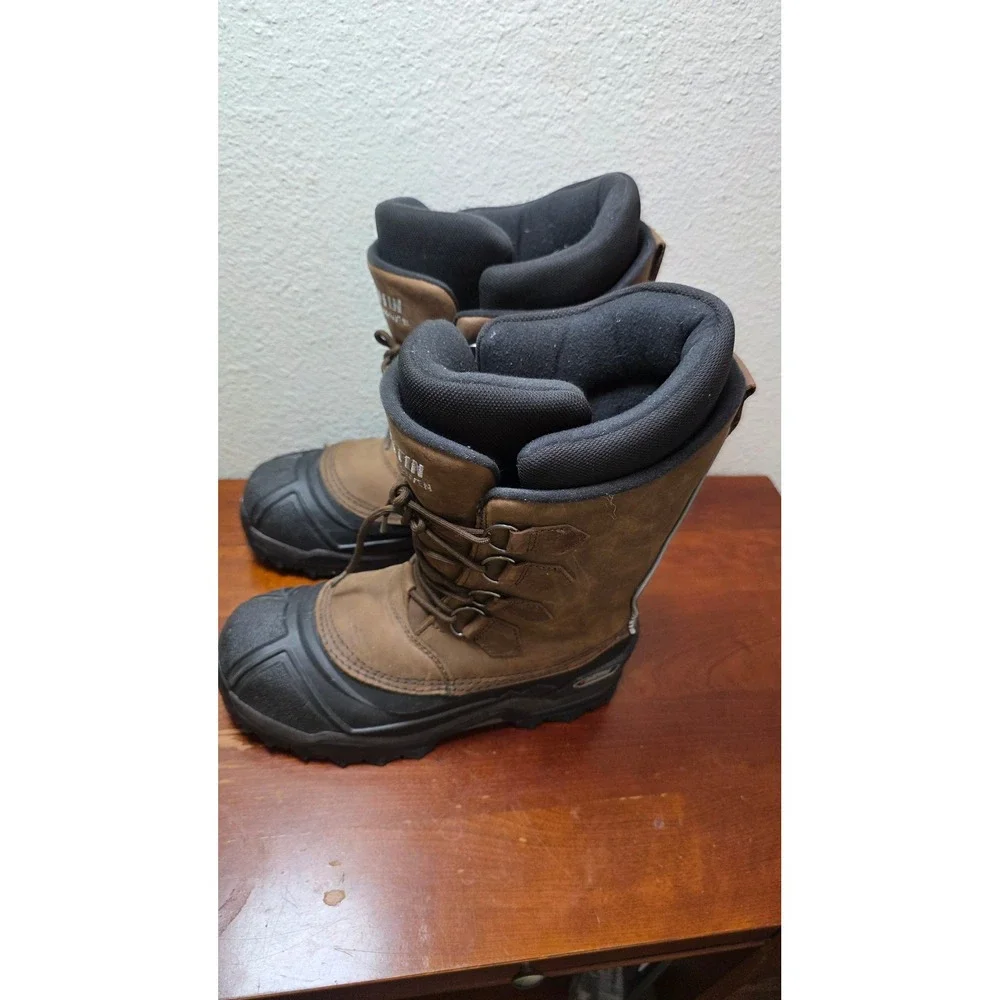 Baffin Control Max Winter Boots Mens 9 Brown Leather Snow EPIC-M004 Waterproof